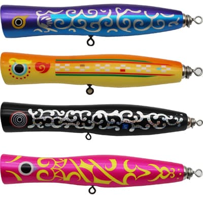 Sky Grey Koinobori Popper Lure