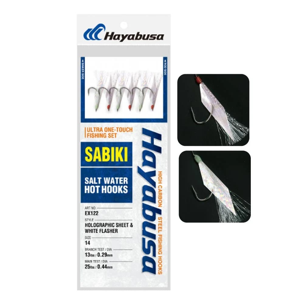 Hayabusa EX122 Holographic Sheet & White Flasher