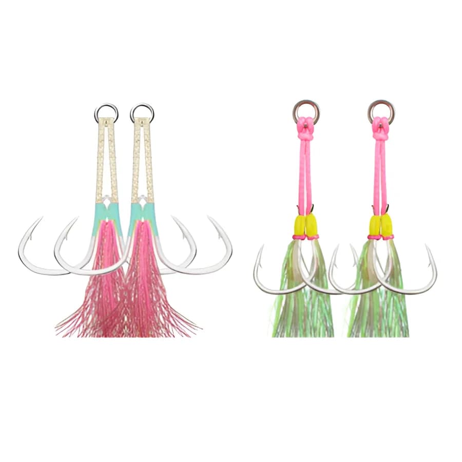 Mg Flash Tinsel Pike-x Uv+lumo Assist Hook